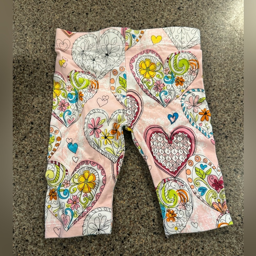 Bonnie Baby Pink Leggings with Whimsical Paisley Design